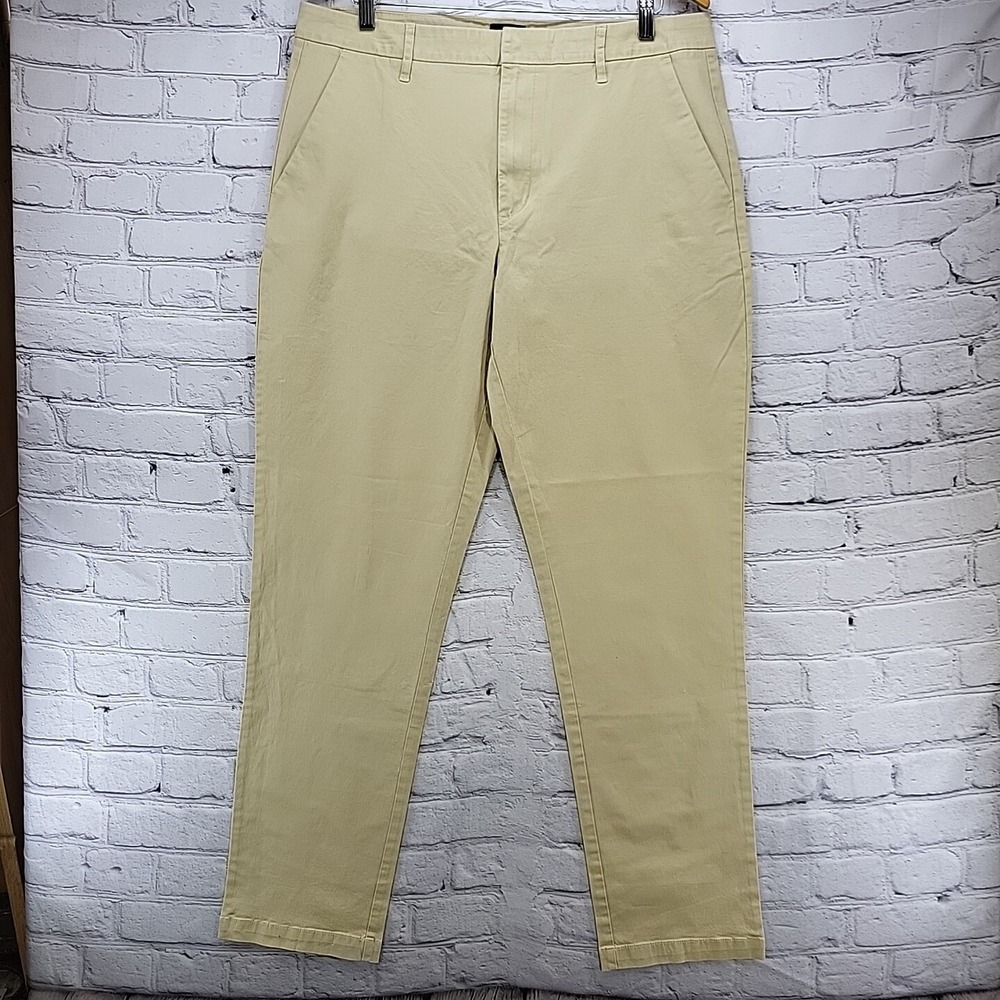 Structure Modern Fit Slacks Mens‎ Sz 36X32 Beige Pants
